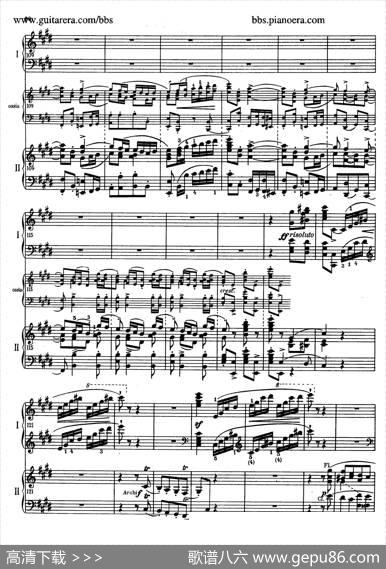 e小调第一钢琴协奏曲Op.11（双钢琴版·第三乐章）|弗雷德里克·肖邦（FredericChopin）