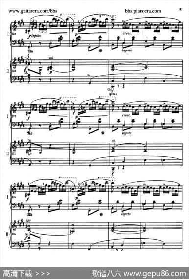 e小调第一钢琴协奏曲Op.11（双钢琴版·第三乐章）|弗雷德里克·肖邦（FredericChopin）