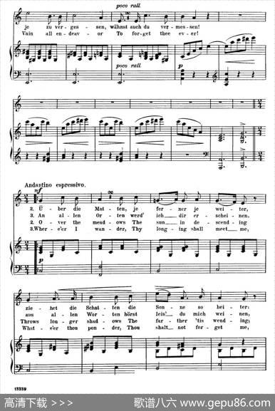 走开MirAusDenBlicken（正谱）|弗雷德里克·肖邦（FredericChopin）