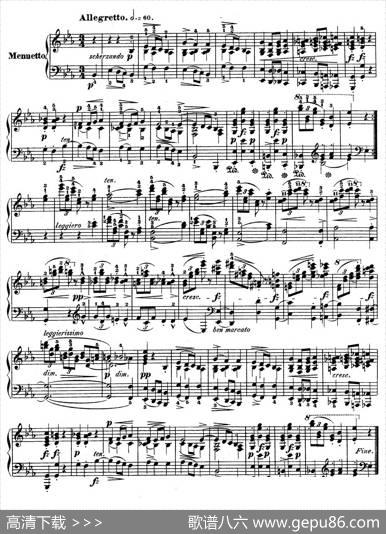 PianoSonataNo.1incMinorOp.4（c小调第一钢琴奏鸣曲）|肖邦-chopin