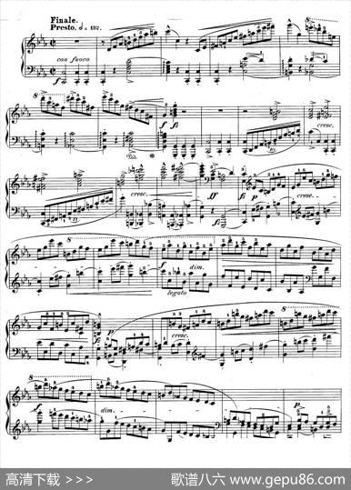 PianoSonataNo.1incMinorOp.4（c小调第一钢琴奏鸣曲）|肖邦-chopin