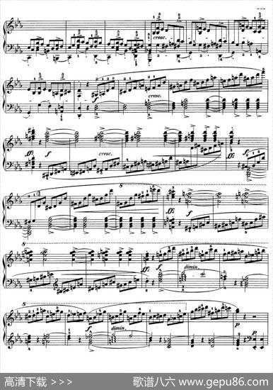 PianoSonataNo.1incMinorOp.4（c小调第一钢琴奏鸣曲）|肖邦-chopin