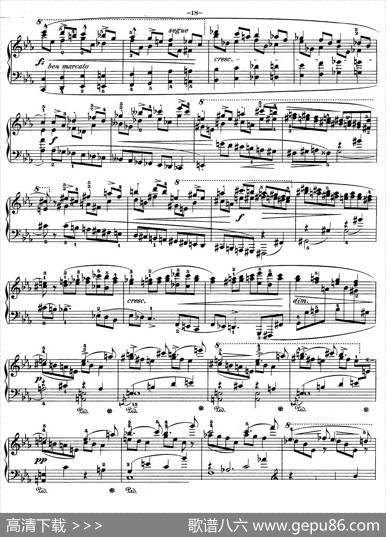 PianoSonataNo.1incMinorOp.4（c小调第一钢琴奏鸣曲）|肖邦-chopin