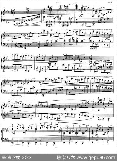 PianoSonataNo.1incMinorOp.4（c小调第一钢琴奏鸣曲）|肖邦-chopin