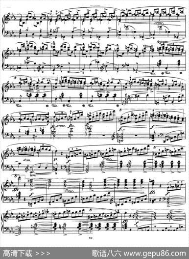 PianoSonataNo.1incMinorOp.4（c小调第一钢琴奏鸣曲）|肖邦-chopin