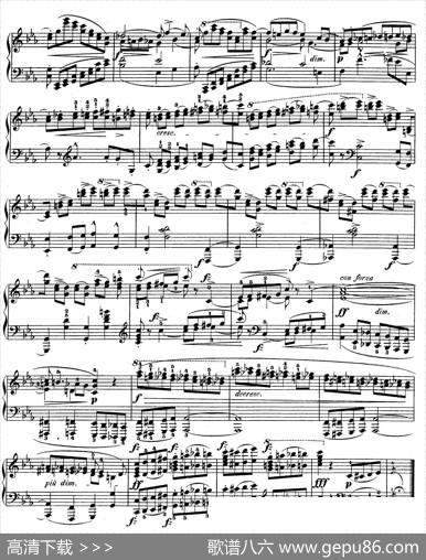 PianoSonataNo.1incMinorOp.4（c小调第一钢琴奏鸣曲）|肖邦-chopin