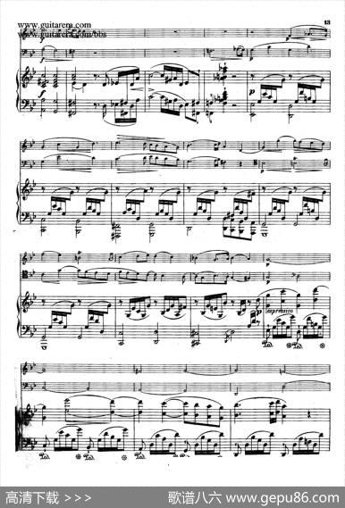 PianoTrioingMinorOp.8（g小调钢琴三重奏）|肖邦-chopin