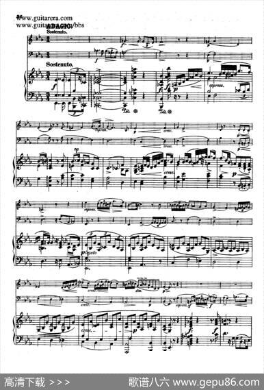 PianoTrioingMinorOp.8（g小调钢琴三重奏）|肖邦-chopin