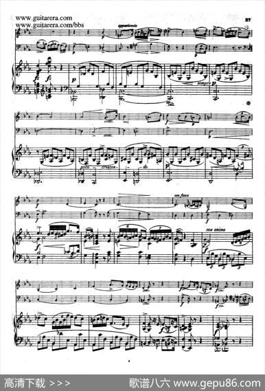 PianoTrioingMinorOp.8（g小调钢琴三重奏）|肖邦-chopin