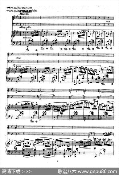 PianoTrioingMinorOp.8（g小调钢琴三重奏）|肖邦-chopin
