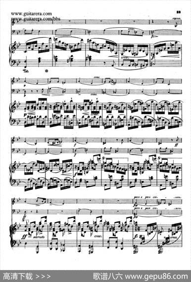 PianoTrioingMinorOp.8（g小调钢琴三重奏）|肖邦-chopin