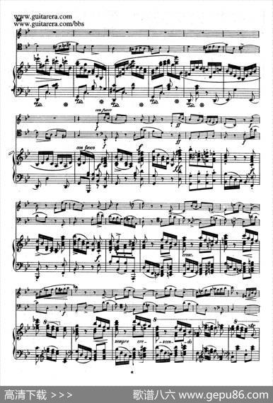 PianoTrioingMinorOp.8（g小调钢琴三重奏）|肖邦-chopin