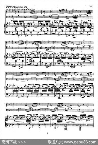 PianoTrioingMinorOp.8（g小调钢琴三重奏）|肖邦-chopin