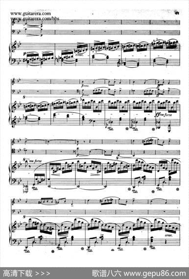 PianoTrioingMinorOp.8（g小调钢琴三重奏）|肖邦-chopin