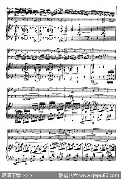 PianoTrioingMinorOp.8（g小调钢琴三重奏）|肖邦-chopin