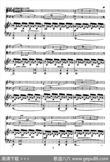 PianoTrioingMinorOp.8（g小调钢琴三重奏）|肖邦-chopin