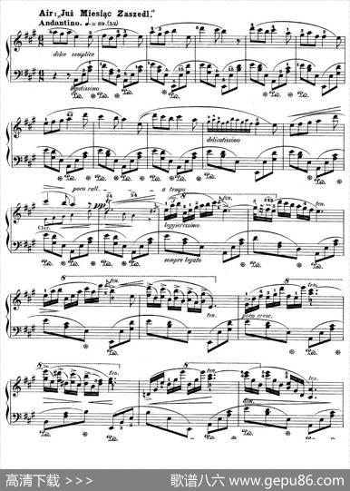 GrandFantasyonPolishAirsOp.13（华丽的波兰民歌幻想曲·钢琴独奏版）|肖邦-chopin
