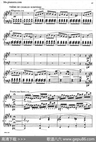 GrandFantasyonPolishAirsOp.13（华丽的波兰民歌幻想曲·双钢琴版）|肖邦-chopin