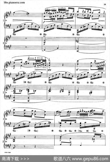GrandFantasyonPolishAirsOp.13（华丽的波兰民歌幻想曲·双钢琴版）|肖邦-chopin