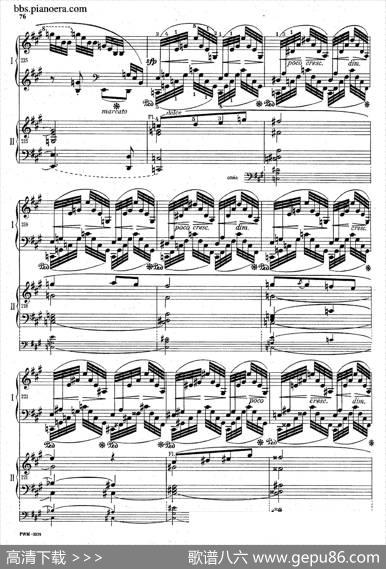 GrandFantasyonPolishAirsOp.13（华丽的波兰民歌幻想曲·双钢琴版）|肖邦-chopin