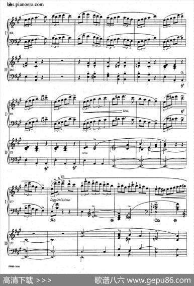 GrandFantasyonPolishAirsOp.13（华丽的波兰民歌幻想曲·双钢琴版）|肖邦-chopin
