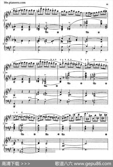 GrandFantasyonPolishAirsOp.13（华丽的波兰民歌幻想曲·双钢琴版）|肖邦-chopin