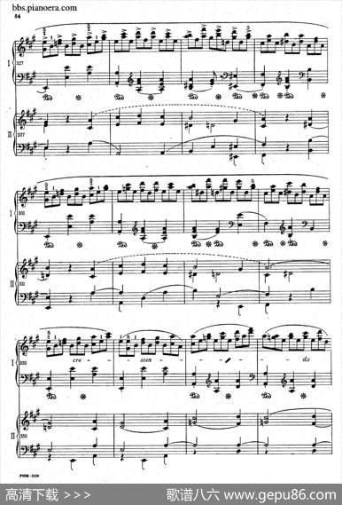 GrandFantasyonPolishAirsOp.13（华丽的波兰民歌幻想曲·双钢琴版）|肖邦-chopin