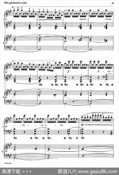 GrandFantasyonPolishAirsOp.13（华丽的波兰民歌幻想曲·双钢琴版）|肖邦-chopin