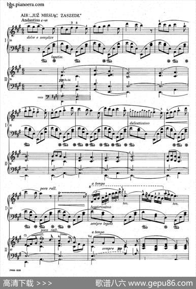 GrandFantasyonPolishAirsOp.13（华丽的波兰民歌幻想曲·双钢琴版）|肖邦-chopin