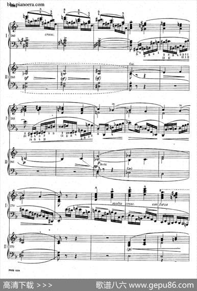 KrakowiakGrandRondodeConcertOp.14（克拉科维克音乐会用大回旋曲·双钢琴版）|肖邦-chopin