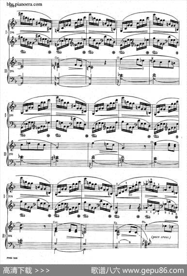 KrakowiakGrandRondodeConcertOp.14（克拉科维克音乐会用大回旋曲·双钢琴版）|肖邦-chopin