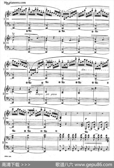 KrakowiakGrandRondodeConcertOp.14（克拉科维克音乐会用大回旋曲·双钢琴版）|肖邦-chopin