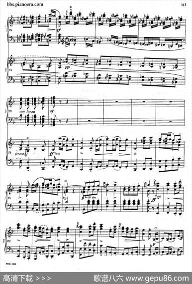 KrakowiakGrandRondodeConcertOp.14（克拉科维克音乐会用大回旋曲·双钢琴版）|肖邦-chopin
