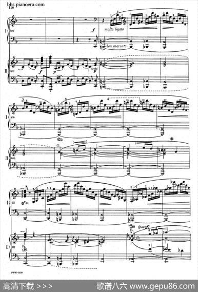 KrakowiakGrandRondodeConcertOp.14（克拉科维克音乐会用大回旋曲·双钢琴版）|肖邦-chopin