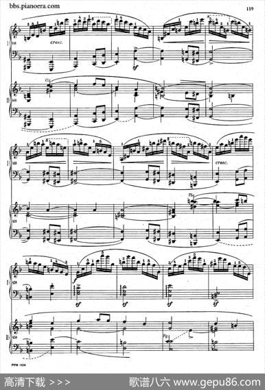 KrakowiakGrandRondodeConcertOp.14（克拉科维克音乐会用大回旋曲·双钢琴版）|肖邦-chopin