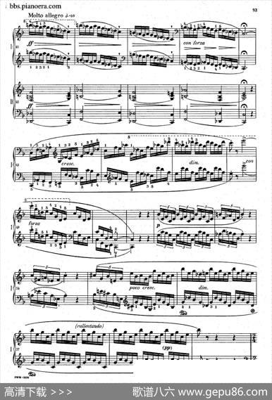 KrakowiakGrandRondodeConcertOp.14（克拉科维克音乐会用大回旋曲·双钢琴版）|肖邦-chopin