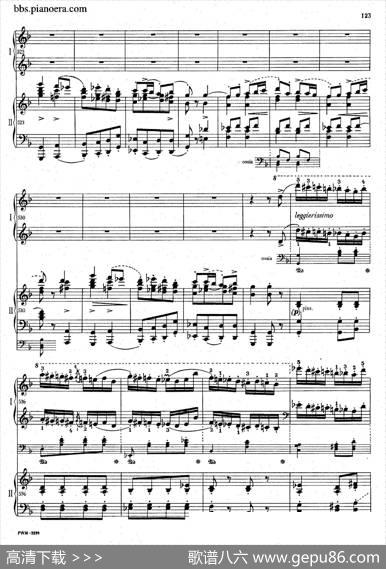 KrakowiakGrandRondodeConcertOp.14（克拉科维克音乐会用大回旋曲·双钢琴版）|肖邦-chopin