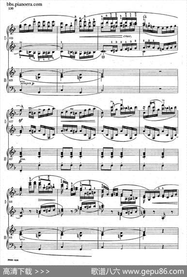 KrakowiakGrandRondodeConcertOp.14（克拉科维克音乐会用大回旋曲·双钢琴版）|肖邦-chopin