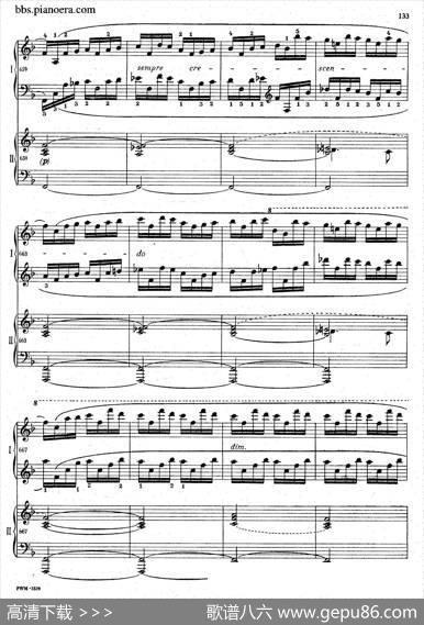 KrakowiakGrandRondodeConcertOp.14（克拉科维克音乐会用大回旋曲·双钢琴版）|肖邦-chopin