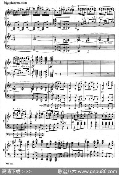 KrakowiakGrandRondodeConcertOp.14（克拉科维克音乐会用大回旋曲·双钢琴版）|肖邦-chopin