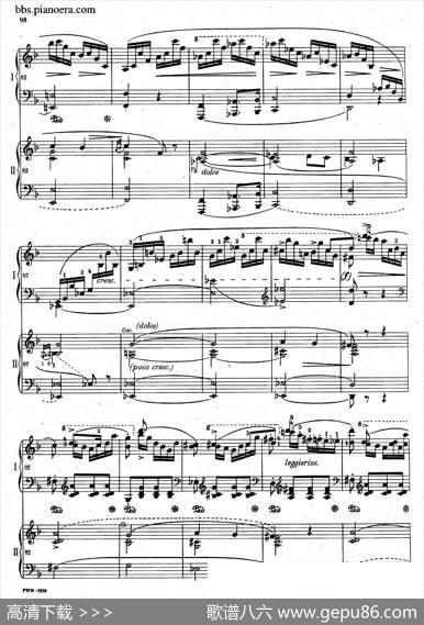 KrakowiakGrandRondodeConcertOp.14（克拉科维克音乐会用大回旋曲·双钢琴版）|肖邦-chopin
