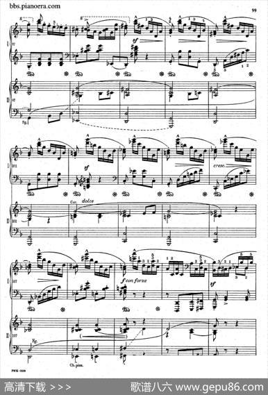 KrakowiakGrandRondodeConcertOp.14（克拉科维克音乐会用大回旋曲·双钢琴版）|肖邦-chopin