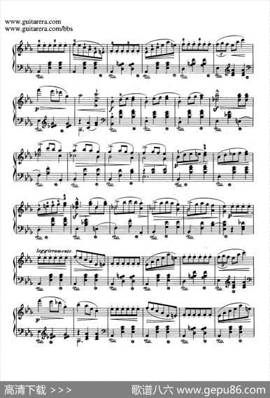 GrandeValseBrillanteinE-flatMajorOp.18（降E大调华丽辉煌圆舞曲）|肖邦-chopin
