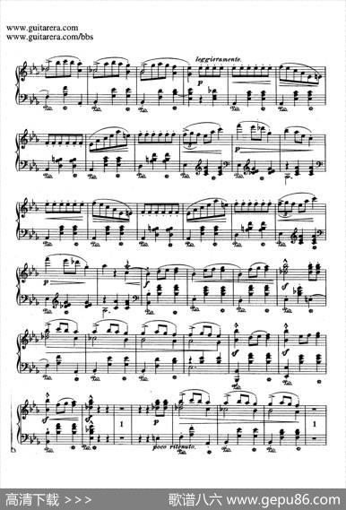 GrandeValseBrillanteinE-flatMajorOp.18（降E大调华丽辉煌圆舞曲）|肖邦-chopin