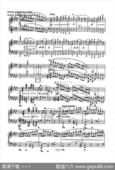 PianoConcertoNo.2infMinorOp.21（f小调第二钢琴协奏曲·钢琴独奏版）|肖邦-chopin