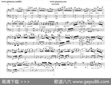 PianoConcertoNo.2infMinorOp.21（f小调第二钢琴协奏曲·四手联弹版）|肖邦-chopin