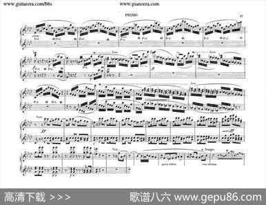 PianoConcertoNo.2infMinorOp.21（f小调第二钢琴协奏曲·四手联弹版）|肖邦-chopin