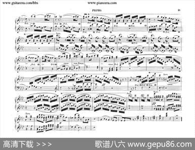 PianoConcertoNo.2infMinorOp.21（f小调第二钢琴协奏曲·四手联弹版）|肖邦-chopin