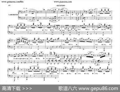PianoConcertoNo.2infMinorOp.21（f小调第二钢琴协奏曲·四手联弹版）|肖邦-chopin