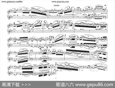 PianoConcertoNo.2infMinorOp.21（f小调第二钢琴协奏曲·四手联弹版）|肖邦-chopin